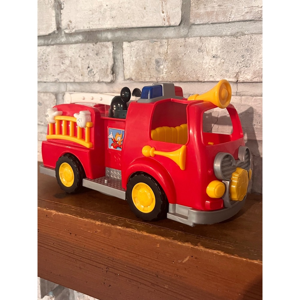Disney's Mickey Mouse Mickey's Fire Engine Toy by Just Play Truck Only